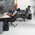 BMA Axia Secur Exclusive in een controlekameromgeving met gebruiker.